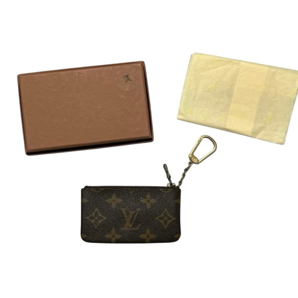 Louis Vuitton Vintage Cles Key Pouch Monogram Coin Purse 882ET France - Picture 3 of 11
